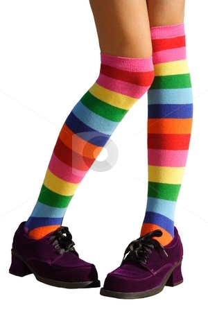 To use this stock image in your creative project, please select the size you need over to the right and click the "Add to Cart" button.
Your downloaded image will come with the Cutcaster watermark removed so don’t worry about the watermark you see on this page. Bashful Legs stock photo, Awkward, bashful, schoolgirl legs in multicolored knee-his by Brenda Carson