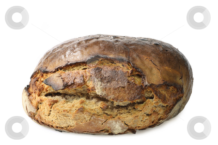 To use this stock image in your creative project, please select the size you need over to the right and click the "Add to Cart" button.
Your downloaded image will come with the Cutcaster watermark removed so don’t worry about the watermark you see on this page. Rye bread stock photo, Unsliced rye bread on bright background by Birgit Reitz-Hofmann