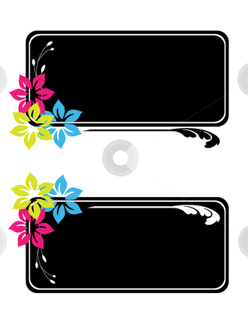To use this stock image in your creative project, please select the size you need over to the right and click the "Add to Cart" button.
Your downloaded image will come with the Cutcaster watermark removed so don’t worry about the watermark you see on this page. Floral Labels stock vector clipart, Vector illustration of floral labels with a fresh Spring / Summer theme by Inge Schepers