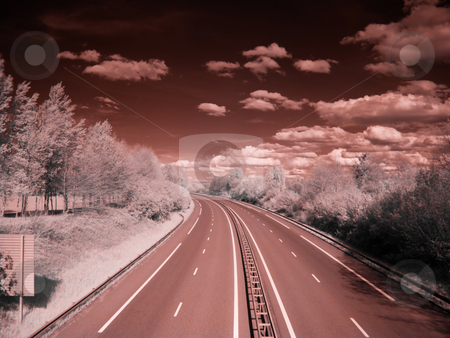 To use this stock image in your creative project, please select the size you need over to the right and click the "Add to Cart" button.
Your downloaded image will come with the Cutcaster watermark removed so don’t worry about the watermark you see on this page. Infrared highway stock photo, Infrared picture of an empty highway with stormy clouds by Laurent Dambies