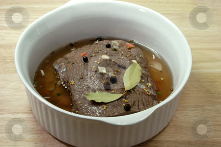 To use this stock image in your creative project, please select the size you need over to the right and click the "Add to Cart" button.
Your downloaded image will come with the Cutcaster watermark removed so don’t worry about the watermark you see on this page. Marinated stock photo, Marinated beef meat in Detail. Shot in studio by Birgit Reitz-Hofmann
