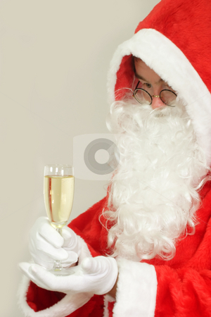To use this stock image in your creative project, please select the size you need over to the right and click the "Add to Cart" button.
Your downloaded image will come with the Cutcaster watermark removed so don’t worry about the watermark you see on this page. Champagne stock photo, Male caucasian model of santa claus on grey background by Birgit Reitz-Hofmann