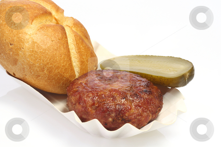 To use this stock image in your creative project, please select the size you need over to the right and click the "Add to Cart" button.
Your downloaded image will come with the Cutcaster watermark removed so don’t worry about the watermark you see on this page. Fried meatball stock photo, Tasty meatball on bright background by Birgit Reitz-Hofmann