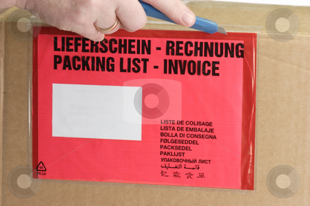 To use this stock image in your creative project, please select the size you need over to the right and click the "Add to Cart" button.
Your downloaded image will come with the Cutcaster watermark removed so don’t worry about the watermark you see on this page. Packing list stock photo, Detail from a Packing on a package. by Birgit Reitz-Hofmann