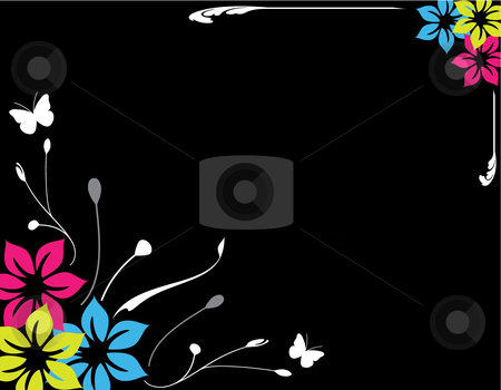 To use this stock image in your creative project, please select the size you need over to the right and click the "Add to Cart" button.
Your downloaded image will come with the Cutcaster watermark removed so don’t worry about the watermark you see on this page. Floral Background stock vector clipart, Floral background vector illustration, Spring / Summer theme by Inge Schepers