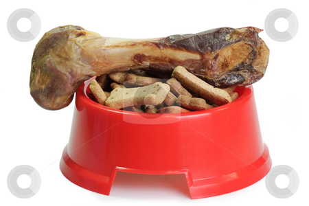 To use this stock image in your creative project, please select the size you need over to the right and click the "Add to Cart" button.
Your downloaded image will come with the Cutcaster watermark removed so don’t worry about the watermark you see on this page. Dog bowl stock photo, Red bowl with dog food and dog toy on bright background by Birgit Reitz-Hofmann