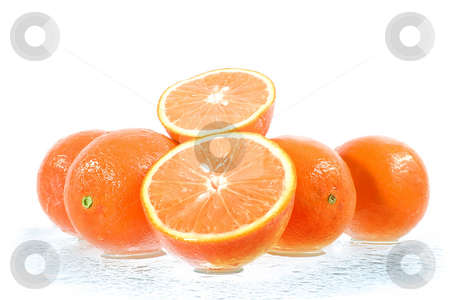 To use this stock image in your creative project, please select the size you need over to the right and click the "Add to Cart" button.
Your downloaded image will come with the Cutcaster watermark removed so don’t worry about the watermark you see on this page. Oranges stock photo, Studio shot of oranges over white background by iodrakon