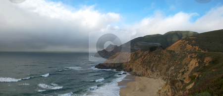 To use this stock image in your creative project, please select the size you need over to the right and click the "Add to Cart" button.
Your downloaded image will come with the Cutcaster watermark removed so don’t worry about the watermark you see on this page. California Coast with Clouds Over Pacific stock photo, California coast with clouds over the Pacific. by Denis Radovanovic
