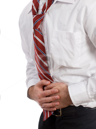 To use this stock image in your creative project, please select the size you need over to the right and click the "Add to Cart" button.
Your downloaded image will come with the Cutcaster watermark removed so don’t worry about the watermark you see on this page. Diarrhea stock photo, Closeup view of a man wearing a suit and tie, holding his stomach symbolizing that he is suffering from diarrhea, isolated against a white background by Richard Nelson