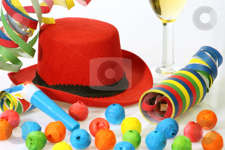To use this stock image in your creative project, please select the size you need over to the right and click the "Add to Cart" button.
Your downloaded image will come with the Cutcaster watermark removed so don’t worry about the watermark you see on this page. Party hat stock photo, Red hat and party goods on bright background by Birgit Reitz-Hofmann