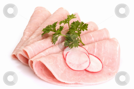To use this stock image in your creative project, please select the size you need over to the right and click the "Add to Cart" button.
Your downloaded image will come with the Cutcaster watermark removed so don’t worry about the watermark you see on this page. Cooked ham stock photo, Fresh baked ham on brigth background by Birgit Reitz-Hofmann