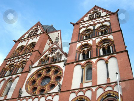 To use this stock image in your creative project, please select the size you need over to the right and click the "Add to Cart" button.
Your downloaded image will come with the Cutcaster watermark removed so don’t worry about the watermark you see on this page. Cathedral stock photo, A view with an old catholic church in germany by Birgit Reitz-Hofmann