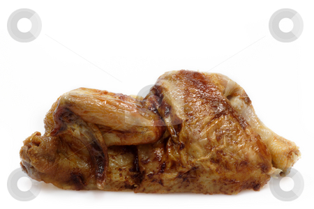 To use this stock image in your creative project, please select the size you need over to the right and click the "Add to Cart" button.
Your downloaded image will come with the Cutcaster watermark removed so don’t worry about the watermark you see on this page. Fried chicken stock photo, Half fried Whole Chicken on bright background by Birgit Reitz-Hofmann