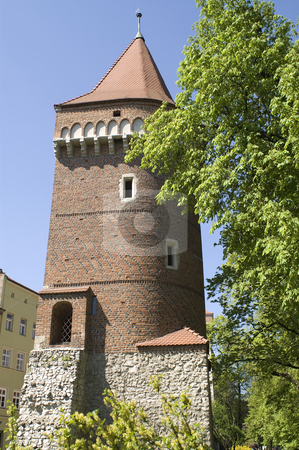 To use this stock image in your creative project, please select the size you need over to the right and click the "Add to Cart" button.
Your downloaded image will come with the Cutcaster watermark removed so don’t worry about the watermark you see on this page. Krakow tower stock photo, Tower in Krakow by Stephen Sienczyk