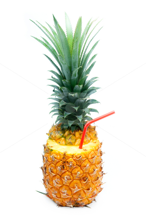 To use this stock image in your creative project, please select the size you need over to the right and click the "Add to Cart" button.
Your downloaded image will come with the Cutcaster watermark removed so don’t worry about the watermark you see on this page. Pineapple drink stock photo, Ripe vivid pineapple with red straw isolated over white background by Francesco Perre