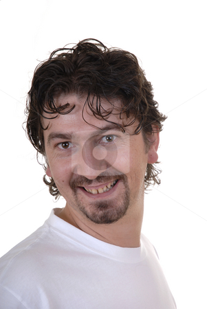 To use this stock image in your creative project, please select the size you need over to the right and click the "Add to Cart" button.
Your downloaded image will come with the Cutcaster watermark removed so don’t worry about the watermark you see on this page. Portrait stock photo, Young man portrait in a white background by Rui Vale de Sousa