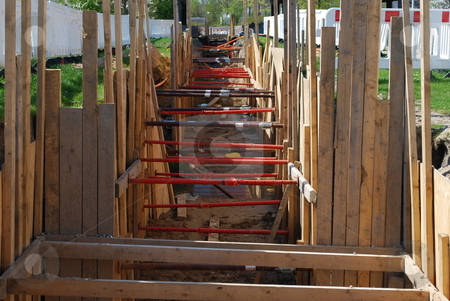 To use this stock image in your creative project, please select the size you need over to the right and click the "Add to Cart" button.
Your downloaded image will come with the Cutcaster watermark removed so don’t worry about the watermark you see on this page. Trench stock photo, by Koter