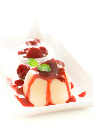 To use this stock image in your creative project, please select the size you need over to the right and click the "Add to Cart" button.
Your downloaded image will come with the Cutcaster watermark removed so don’t worry about the watermark you see on this page. Panna cotta stock photo, Panna cotta dessert by Jan Martin Will