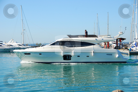 To use this stock image in your creative project, please select the size you need over to the right and click the "Add to Cart" button.
Your downloaded image will come with the Cutcaster watermark removed so don’t worry about the watermark you see on this page. Mallorca stock photo, Luxery boat in a harbor of mallorca by Wolfgang Zintl