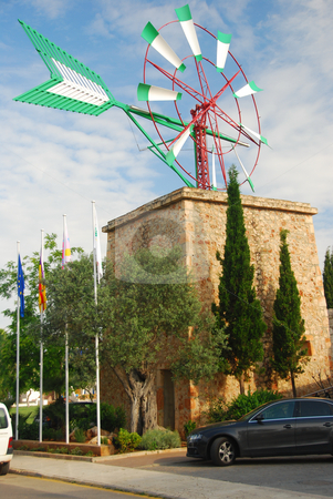 To use this stock image in your creative project, please select the size you need over to the right and click the "Add to Cart" button.
Your downloaded image will come with the Cutcaster watermark removed so don’t worry about the watermark you see on this page. Mallorca stock photo, Wind mill on the island mallorca spain by Wolfgang Zintl