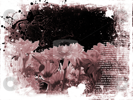 To use this stock image in your creative project, please select the size you need over to the right and click the "Add to Cart" button.
Your downloaded image will come with the Cutcaster watermark removed so don’t worry about the watermark you see on this page. Floral grunge stock photo, Grungey and messy floral background by Kirsty Pargeter