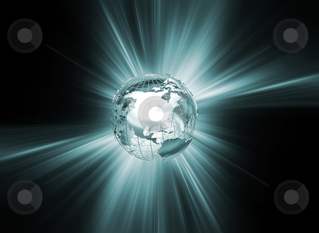 To use this stock image in your creative project, please select the size you need over to the right and click the "Add to Cart" button.
Your downloaded image will come with the Cutcaster watermark removed so don’t worry about the watermark you see on this page. Abstract globe stock photo, 3D render of globe on abstract background by Kirsty Pargeter