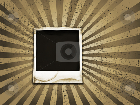 To use this stock image in your creative project, please select the size you need over to the right and click the "Add to Cart" button.
Your downloaded image will come with the Cutcaster watermark removed so don’t worry about the watermark you see on this page. Grunge polaroid stock photo, Grunge polaroid on textured starburst background by Kirsty Pargeter