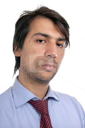 To use this stock image in your creative project, please select the size you need over to the right and click the "Add to Cart" button.
Your downloaded image will come with the Cutcaster watermark removed so don’t worry about the watermark you see on this page. Portrait stock photo, Young business men portrait isolated on white. by Rui Vale de Sousa