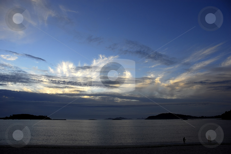 To use this stock image in your creative project, please select the size you need over to the right and click the "Add to Cart" button.
Your downloaded image will come with the Cutcaster watermark removed so don’t worry about the watermark you see on this page. Beach stock photo, Beach in the north of spain at sunset by Rui Vale de Sousa