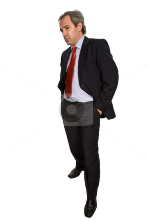 To use this stock image in your creative project, please select the size you need over to the right and click the "Add to Cart" button.
Your downloaded image will come with the Cutcaster watermark removed so don’t worry about the watermark you see on this page. Pensive stock photo, Mature business man isolated on white background by Rui Vale de Sousa