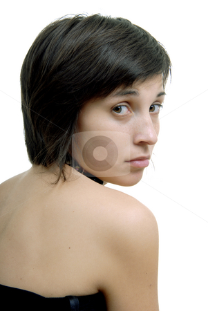 To use this stock image in your creative project, please select the size you need over to the right and click the "Add to Cart" button.
Your downloaded image will come with the Cutcaster watermark removed so don’t worry about the watermark you see on this page. Woman stock photo, Young casual woman portrait isolated on white by Rui Vale de Sousa