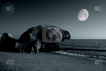 To use this stock image in your creative project, please select the size you need over to the right and click the "Add to Cart" button.
Your downloaded image will come with the Cutcaster watermark removed so don’t worry about the watermark you see on this page. Beach stock photo, Toned beach with full moon in portugal by Rui Vale de Sousa