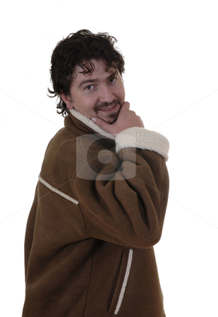 To use this stock image in your creative project, please select the size you need over to the right and click the "Add to Cart" button.
Your downloaded image will come with the Cutcaster watermark removed so don’t worry about the watermark you see on this page. Thinking stock photo, Young man thinking in a white background by Rui Vale de Sousa