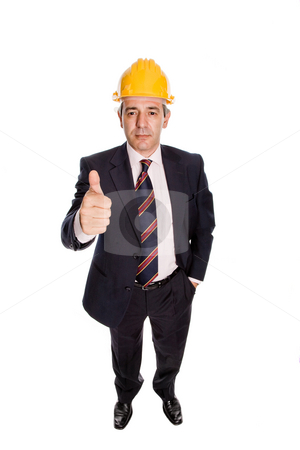 To use this stock image in your creative project, please select the size you need over to the right and click the "Add to Cart" button.
Your downloaded image will come with the Cutcaster watermark removed so don’t worry about the watermark you see on this page. Architect stock photo, An engineer with yellow hat, isolated on white by Rui Vale de Sousa