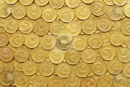 To use this stock image in your creative project, please select the size you need over to the right and click the "Add to Cart" button.
Your downloaded image will come with the Cutcaster watermark removed so don’t worry about the watermark you see on this page. Rows of coins stock photo, Rows of old soviet coins one kopeck value by Sergej Razvodovskij