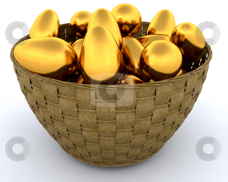 To use this stock image in your creative project, please select the size you need over to the right and click the "Add to Cart" button.
Your downloaded image will come with the Cutcaster watermark removed so don’t worry about the watermark you see on this page. Golden eggs stock photo, Basket of golden eggs by Kirsty Pargeter