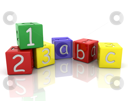 To use this stock image in your creative project, please select the size you need over to the right and click the "Add to Cart" button.
Your downloaded image will come with the Cutcaster watermark removed so don’t worry about the watermark you see on this page. Baby's building blocks stock photo, 3D render of baby's building blocks by Kirsty Pargeter
