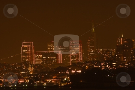 To use this stock image in your creative project, please select the size you need over to the right and click the "Add to Cart" button.
Your downloaded image will come with the Cutcaster watermark removed so don’t worry about the watermark you see on this page. San Francisco skyline at night stock photo, San Francisco is a popular international tourist destination renowned for its summer fog, steep rolling hills, eclectic mix of Victorian and modern architecture and its famous landmarks, including the Golden Gate Bridge, the cable cars, and Chinatown. by Mariusz Jurgielewicz
