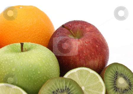 To use this stock image in your creative project, please select the size you need over to the right and click the "Add to Cart" button.
Your downloaded image will come with the Cutcaster watermark removed so don’t worry about the watermark you see on this page. Fresh fruit stock photo, Display of fresh fruit by Kirsty Pargeter