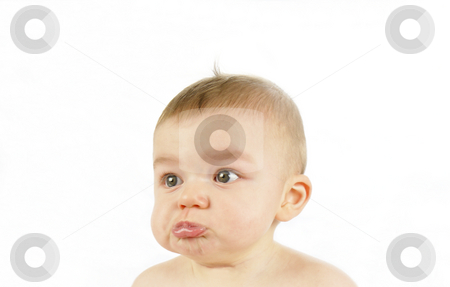 To use this stock image in your creative project, please select the size you need over to the right and click the "Add to Cart" button.
Your downloaded image will come with the Cutcaster watermark removed so don’t worry about the watermark you see on this page. Crying baby boy stock photo, Baby boy about to burst into tears by Kirsty Pargeter