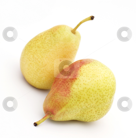 To use this stock image in your creative project, please select the size you need over to the right and click the "Add to Cart" button.
Your downloaded image will come with the Cutcaster watermark removed so don’t worry about the watermark you see on this page. Pears stock photo, Two pears on a white background by Kirsty Pargeter