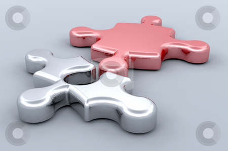To use this stock image in your creative project, please select the size you need over to the right and click the "Add to Cart" button.
Your downloaded image will come with the Cutcaster watermark removed so don’t worry about the watermark you see on this page. Connections stock photo, 3D render of 2 jigsaw pieces connecting by Kirsty Pargeter