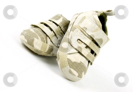 To use this stock image in your creative project, please select the size you need over to the right and click the "Add to Cart" button.
Your downloaded image will come with the Cutcaster watermark removed so don’t worry about the watermark you see on this page. Baby camouflage shoes stock photo, Baby camouflage shoes on a white background by Kirsty Pargeter