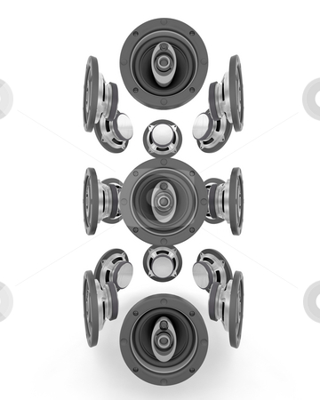 To use this stock image in your creative project, please select the size you need over to the right and click the "Add to Cart" button.
Your downloaded image will come with the Cutcaster watermark removed so don’t worry about the watermark you see on this page. Speakers stock photo, 3D render of speakers by Kirsty Pargeter