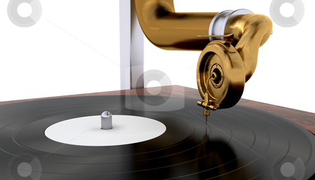 To use this stock image in your creative project, please select the size you need over to the right and click the "Add to Cart" button.
Your downloaded image will come with the Cutcaster watermark removed so don’t worry about the watermark you see on this page. Gramophone stock photo, Close up of a needle on a gramophone player by Kirsty Pargeter