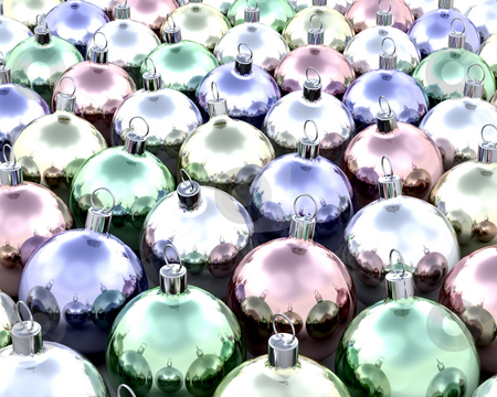 To use this stock image in your creative project, please select the size you need over to the right and click the "Add to Cart" button.
Your downloaded image will come with the Cutcaster watermark removed so don’t worry about the watermark you see on this page. Christmas baubles stock photo, 3D render of lots of Christmas baubles by Kirsty Pargeter