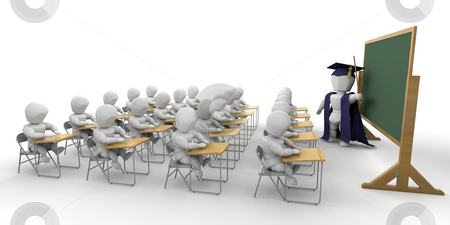 To use this stock image in your creative project, please select the size you need over to the right and click the "Add to Cart" button.
Your downloaded image will come with the Cutcaster watermark removed so don’t worry about the watermark you see on this page. Classroom stock photo, 3D render of children in a classroom by Kirsty Pargeter