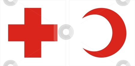 To use this stock image in your creative project, please select the size you need over to the right and click the "Add to Cart" button.
Your downloaded image will come with the Cutcaster watermark removed so don’t worry about the watermark you see on this page. Red Cross Red Crescent stock photo, Two sign that show red cross and red crescent in a white square by Tudor Antonel adrian