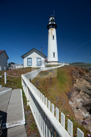 To use this stock image in your creative project, please select the size you need over to the right and click the "Add to Cart" button.
Your downloaded image will come with the Cutcaster watermark removed so don’t worry about the watermark you see on this page. Pigeon Point Lighthouse stock photo, Pigeon Point Light Station or Pigeon Point Lighthouse is a lighthouse built in 1871 to guide ships on the Pacific coast of California. It is one of the tallest lighthouses in the United States. by Mariusz Jurgielewicz