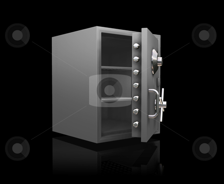 To use this stock image in your creative project, please select the size you need over to the right and click the "Add to Cart" button.
Your downloaded image will come with the Cutcaster watermark removed so don’t worry about the watermark you see on this page. Bank safe stock photo, 3D render of a bank safe by Kirsty Pargeter